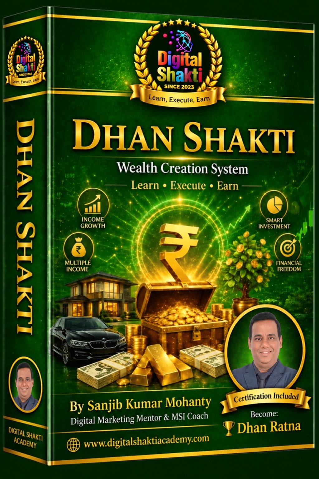 Sanjib Kumar Mohanty — Dhan Shakti wealth creation course card