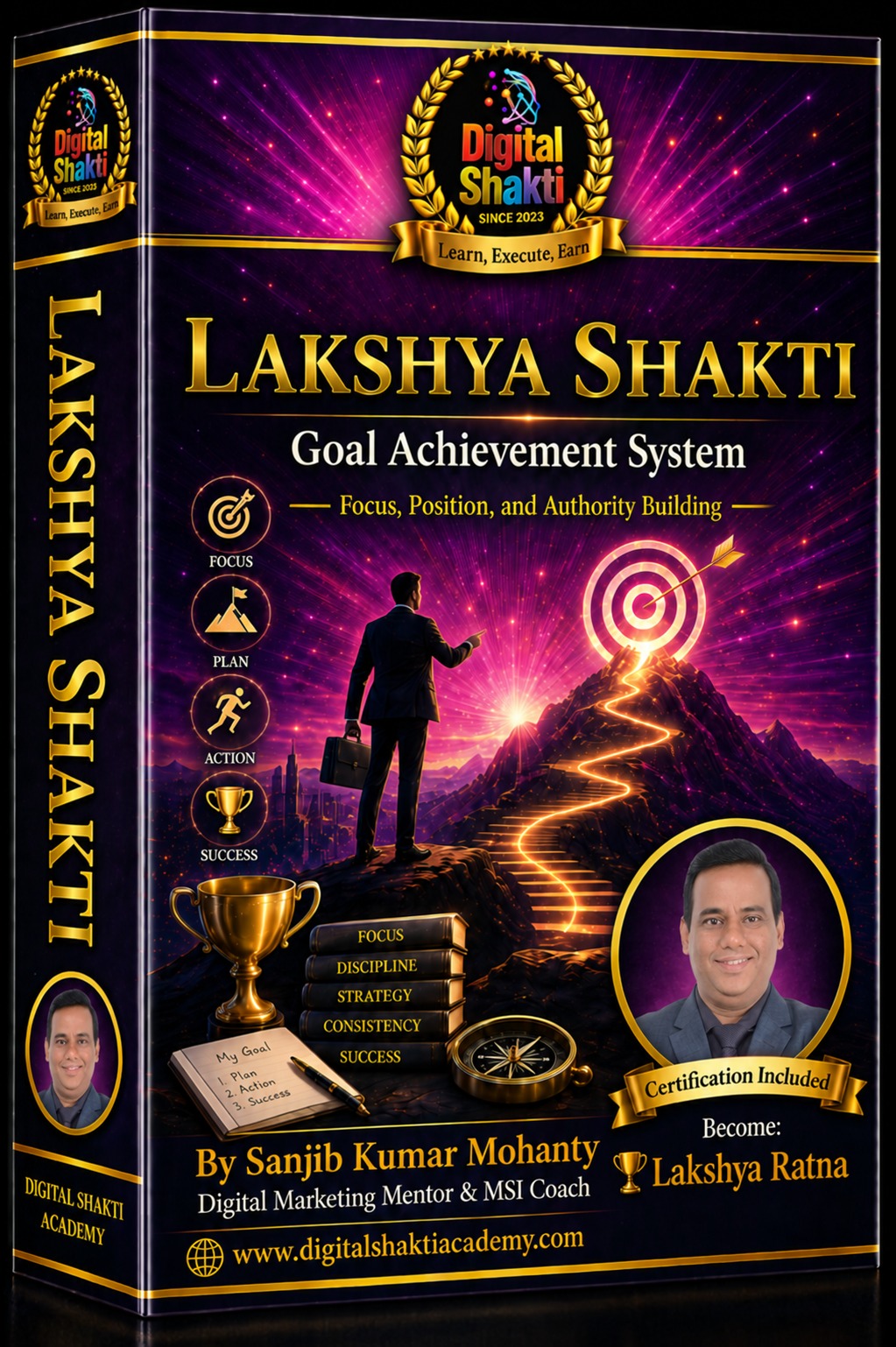 Sanjib Kumar Mohanty — Lakshya Shakti goal achievement course card