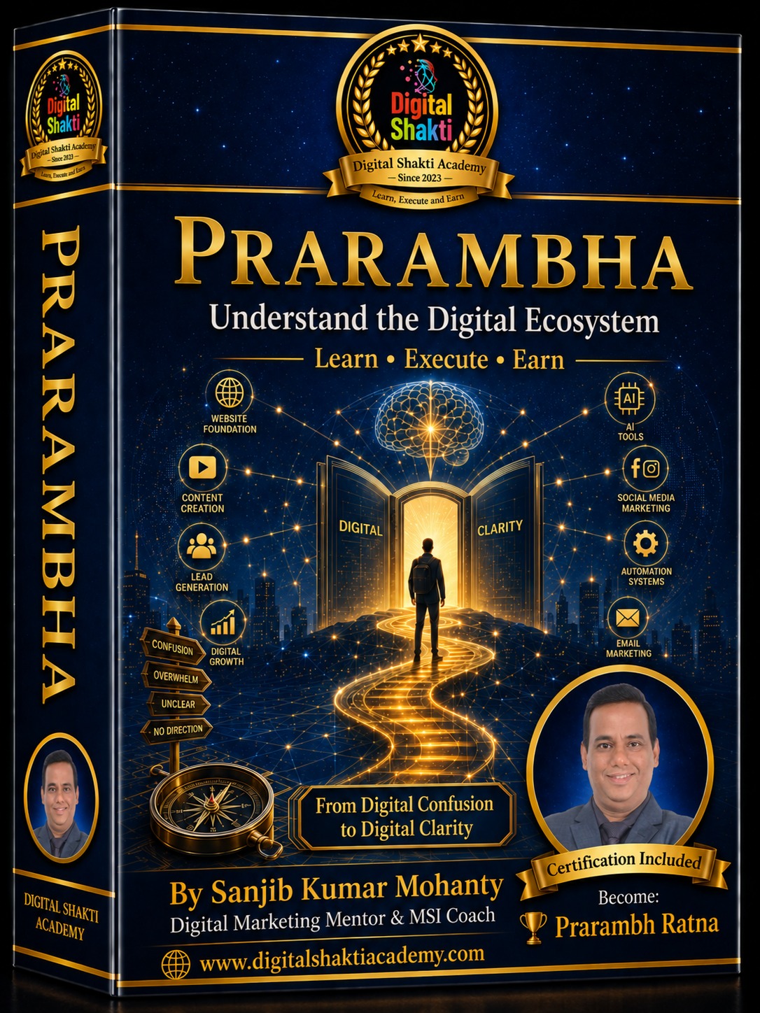 Sanjib Kumar Mohanty — Prarambha Shakti digital marketing course card