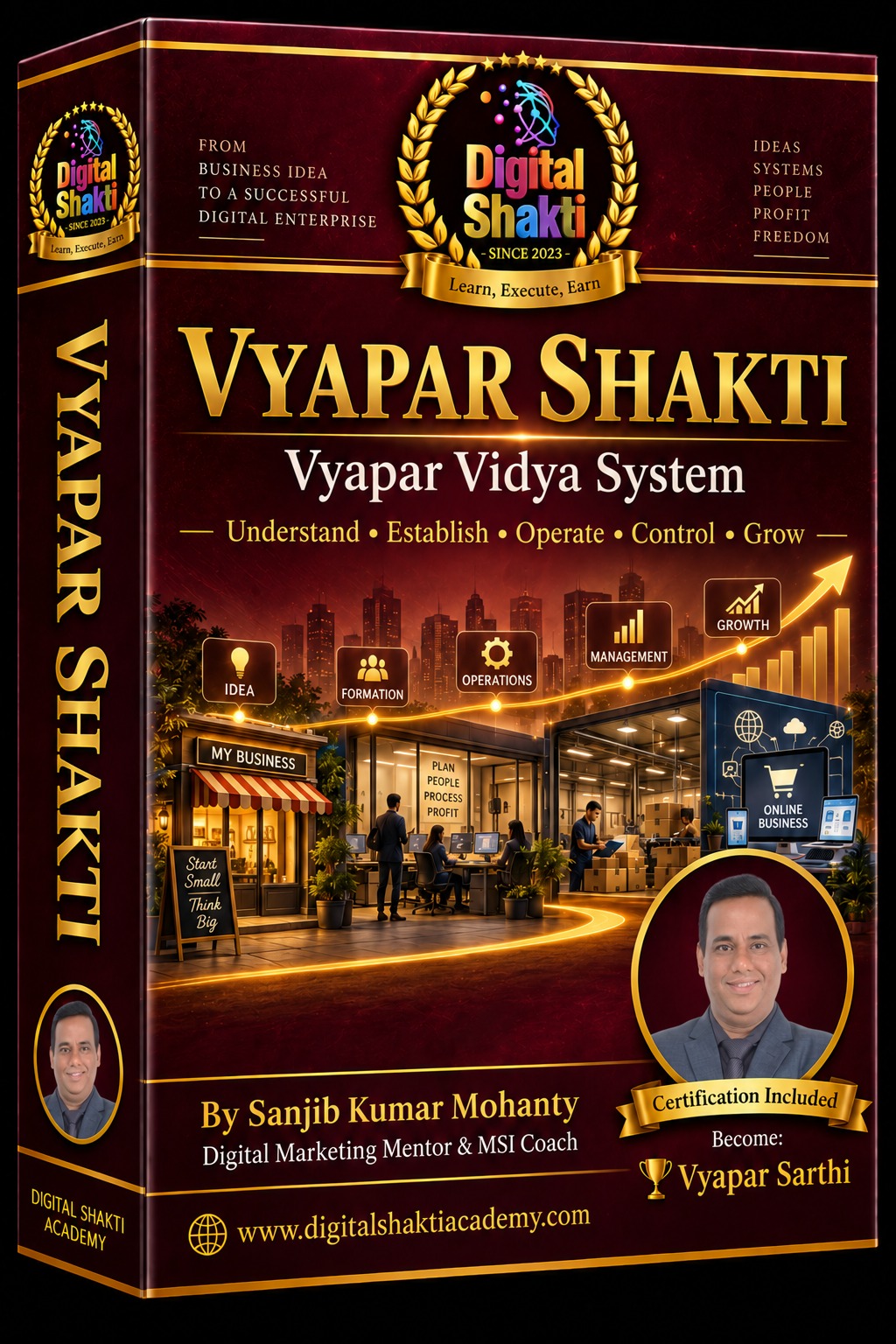 Sanjib Kumar Mohanty — Vyapar Shakti legacy creator course card